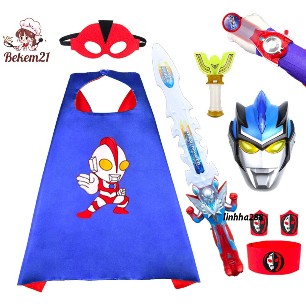 ชุดเครื่องแต่งกาย ULTRAMAN พร้อมหน้ากาก Heroic Mutant กัปตันอเมริกา - Iron Man Iron Man - Man