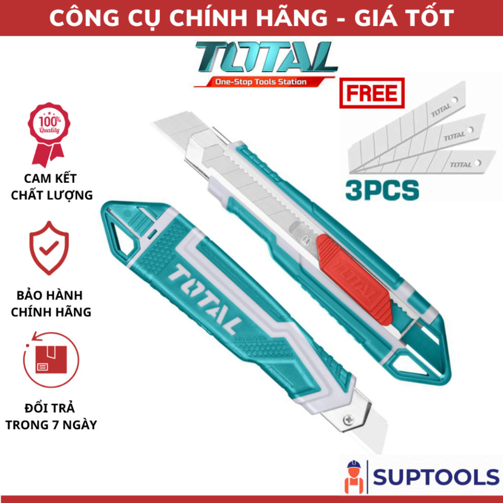 มีดกระดาษ THT ทั้งหมด 18x100มม511836 รวมใบมีด SK5 3 ใบ (เครื่องมือ)