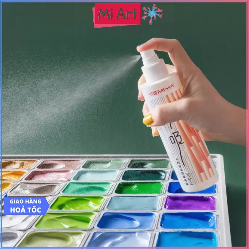 [Ho Chi Minh City Express] สเปรย์ให้ความชุ่มชื้นสําหรับ Gouache, สีน้ํา HIMI