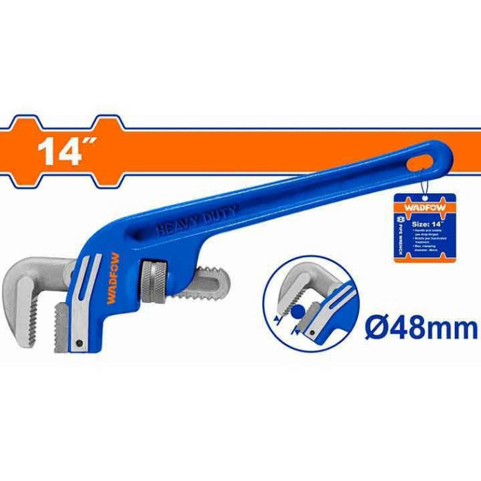 Wadfow WPW6114 ประแจแป๊ป 14 ตัวชุด" (เครื่องมือแท้)