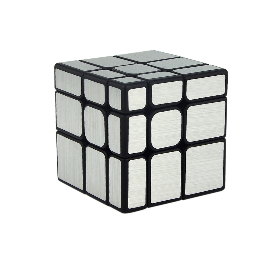 ของเล่น Rubik kocka 3x3x3 Moyu Silver Mirror_MF9111