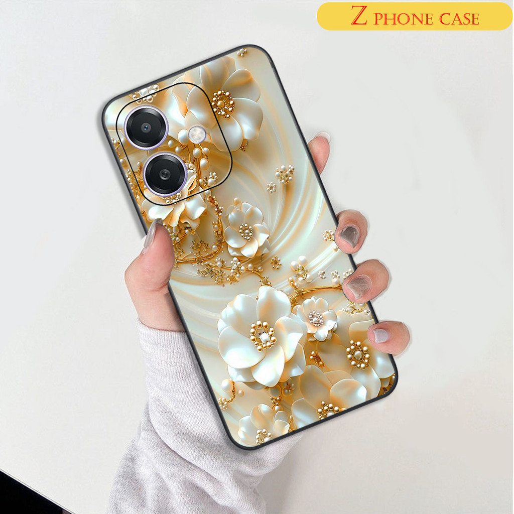 เคส Oppo A3 / A3x พิมพ์ลายดอกไม้สวยงาม Z Phone Case
