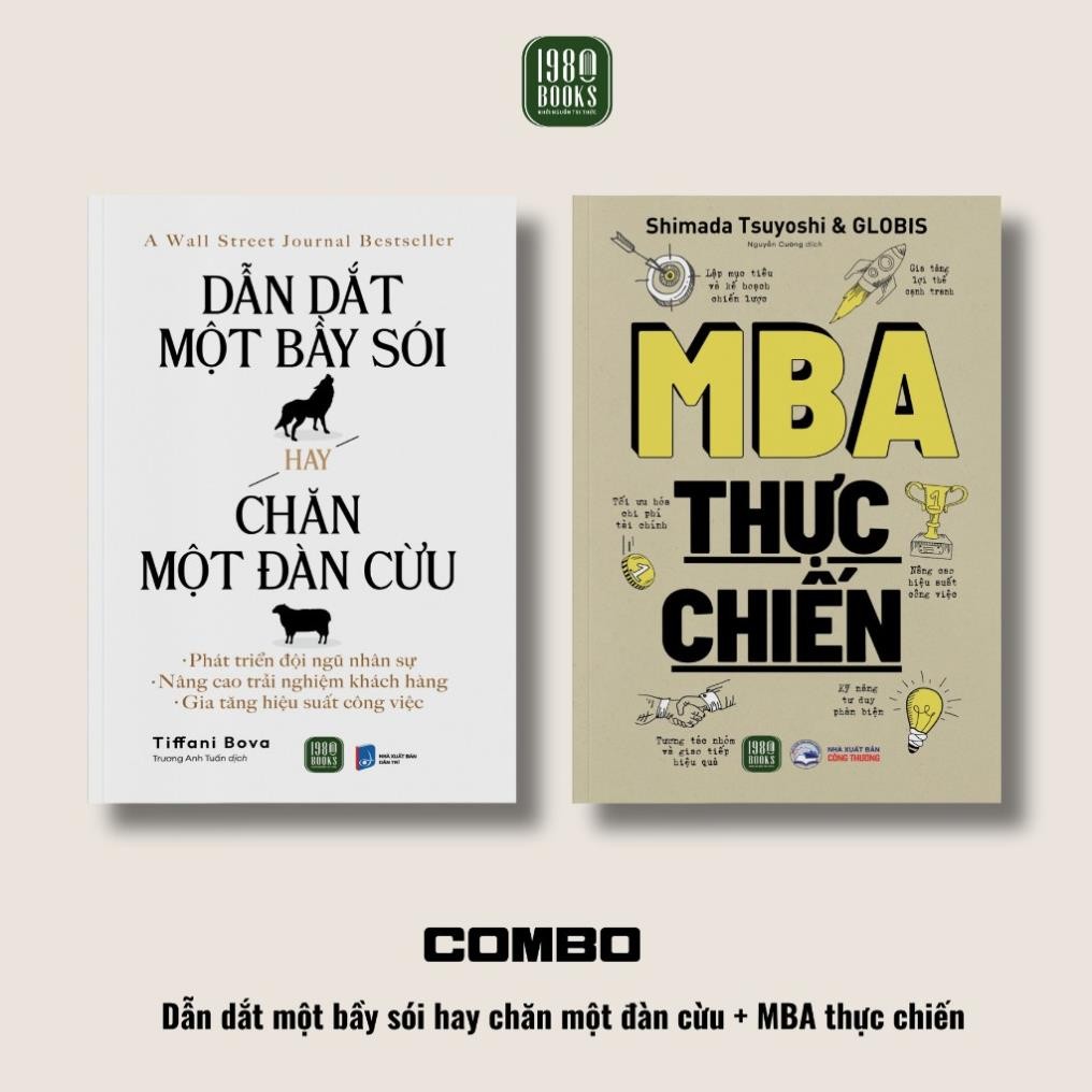 หนังสือ - Combo ชั้นนํา Flock of Wolves หรือ Herding a Flock of Sheep + Real Battle MBA - 1980Books