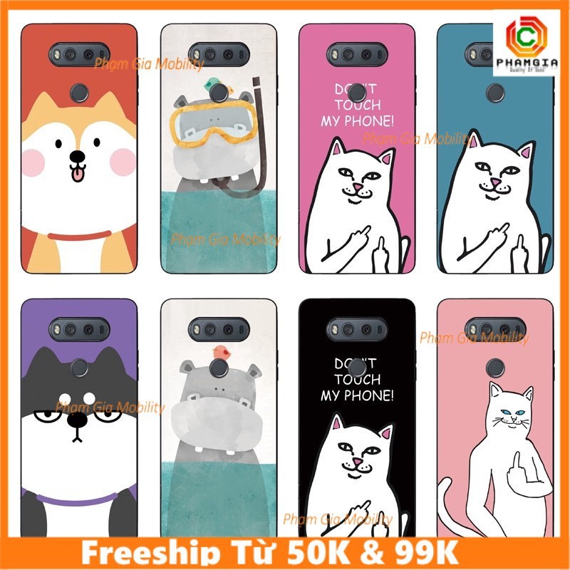 เคสการ์ตูนสําหรับ LG V40 V35 V30 V20 V10 ซิลิโคน