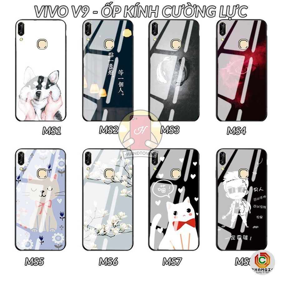 เคสกระจกนิรภัยกระจกดีเยี่ยม Vivo V9/ V9 youth
