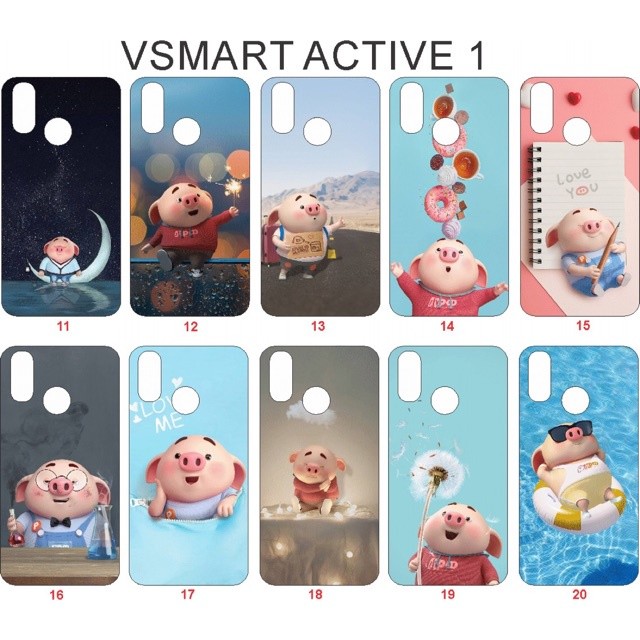 เคส Vsmart Active 1, Active 1+ (active 1 plus) ทรงหมูน่ารัก (P2)