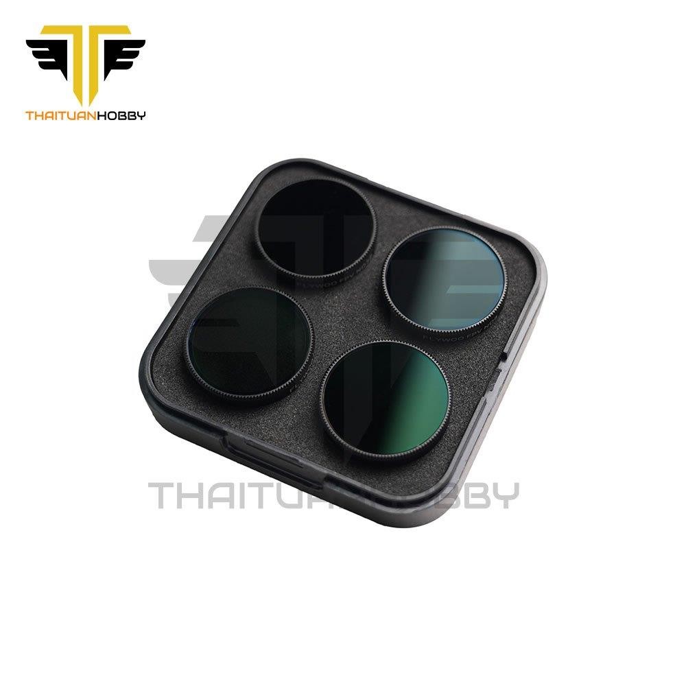 Flywoo Action กล้อง ND ชุดกรองสําหรับ Flywoo GP9 \GP10 \GP11GP12 \ SMO \ Naked Gopro 6\7 (ND4 \ ND8 