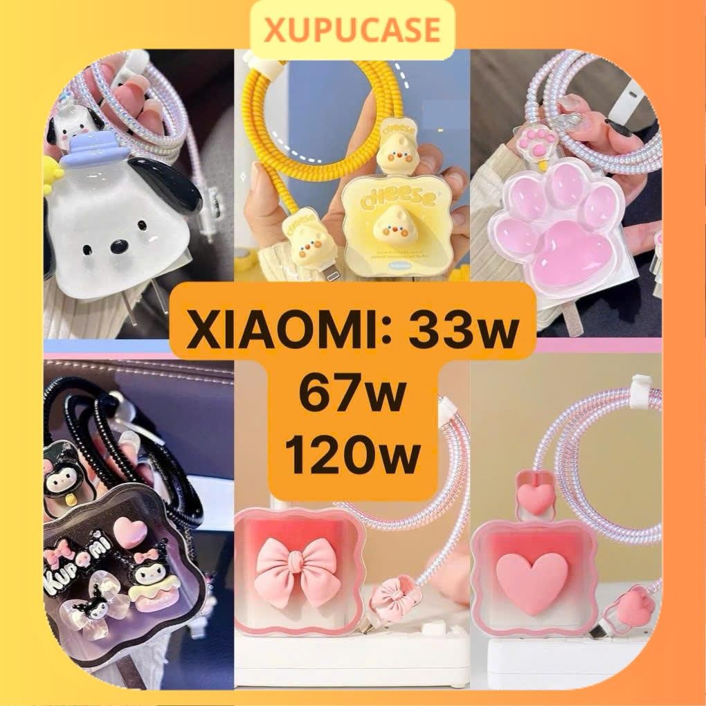[XIAOMI 33w/67w/120w] ชุดป้องกันเครื่องชาร์จและสายชาร์จสําหรับ XIAOMI พรีเมี่ยม XUPUCASE