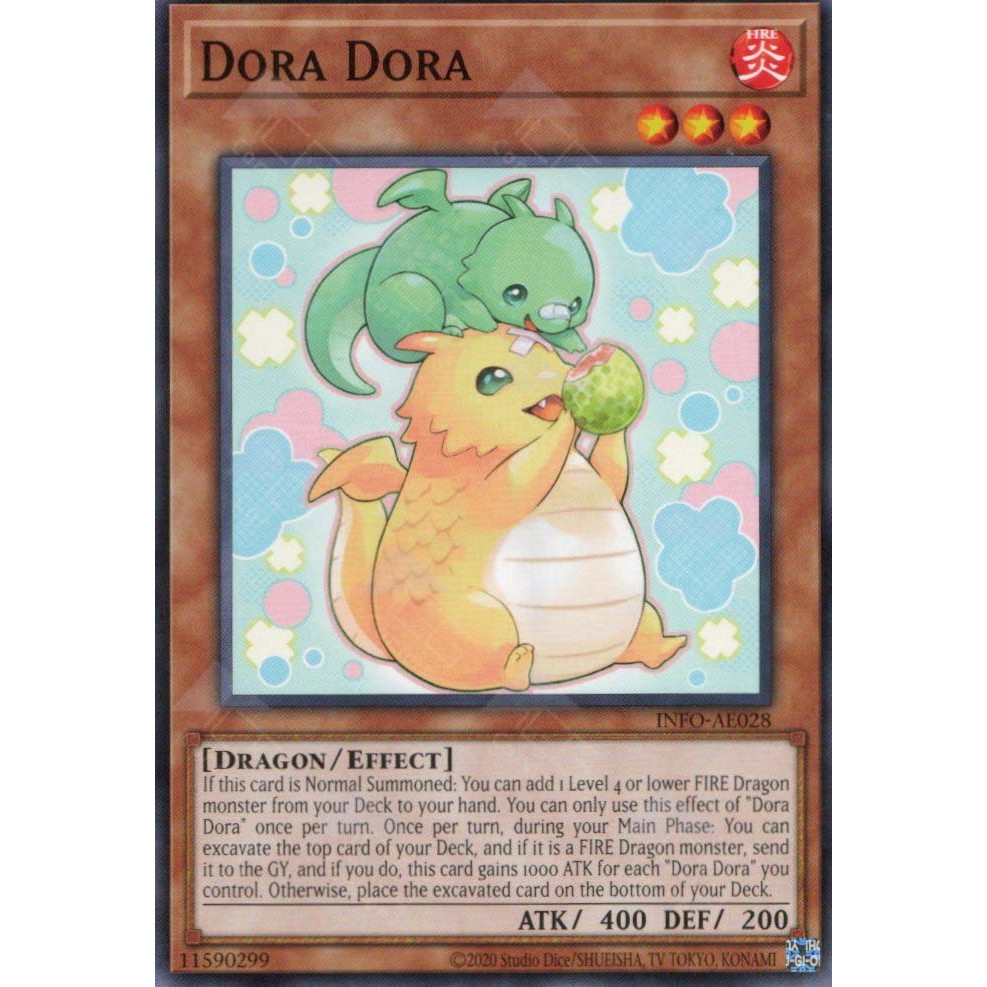 [ การ์ด Yugioh ของแท้ ] INFO-AE028 Dora Dora - ทั่วไป