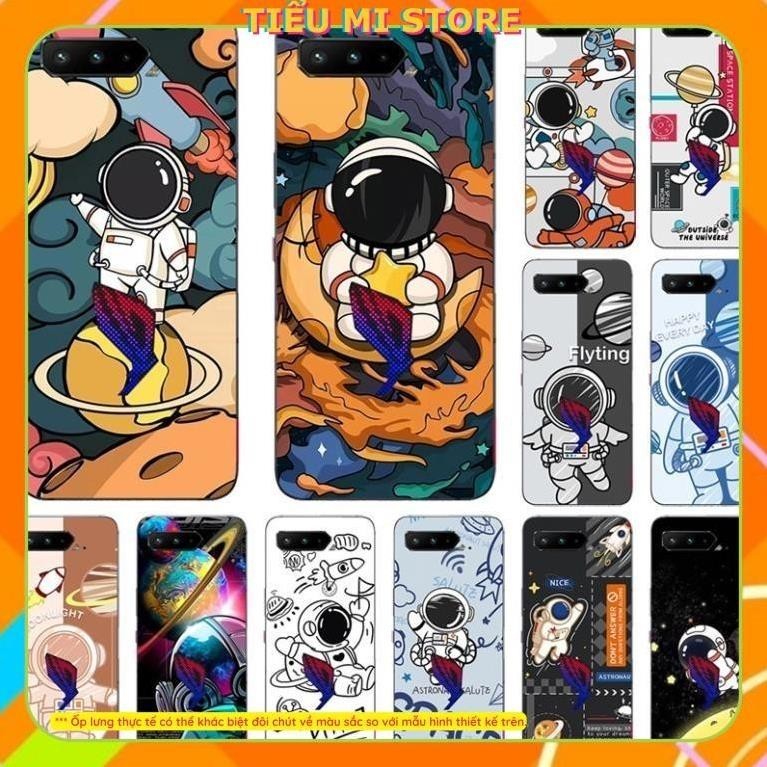 เคสกระจกสําหรับ Asus ROG Phone 2, Asus ROG Phone 3, Asus ROG Phone 5 พร้อม motifs นักบินอวกาศสวยงาม