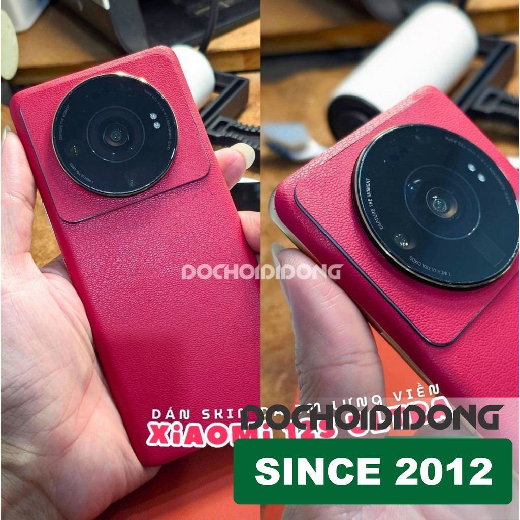 [หลายรุ่น] xiao-mi 12s Ultra Premium 3M Leather Pattern Phone Color Changing PPF Skin Sticker