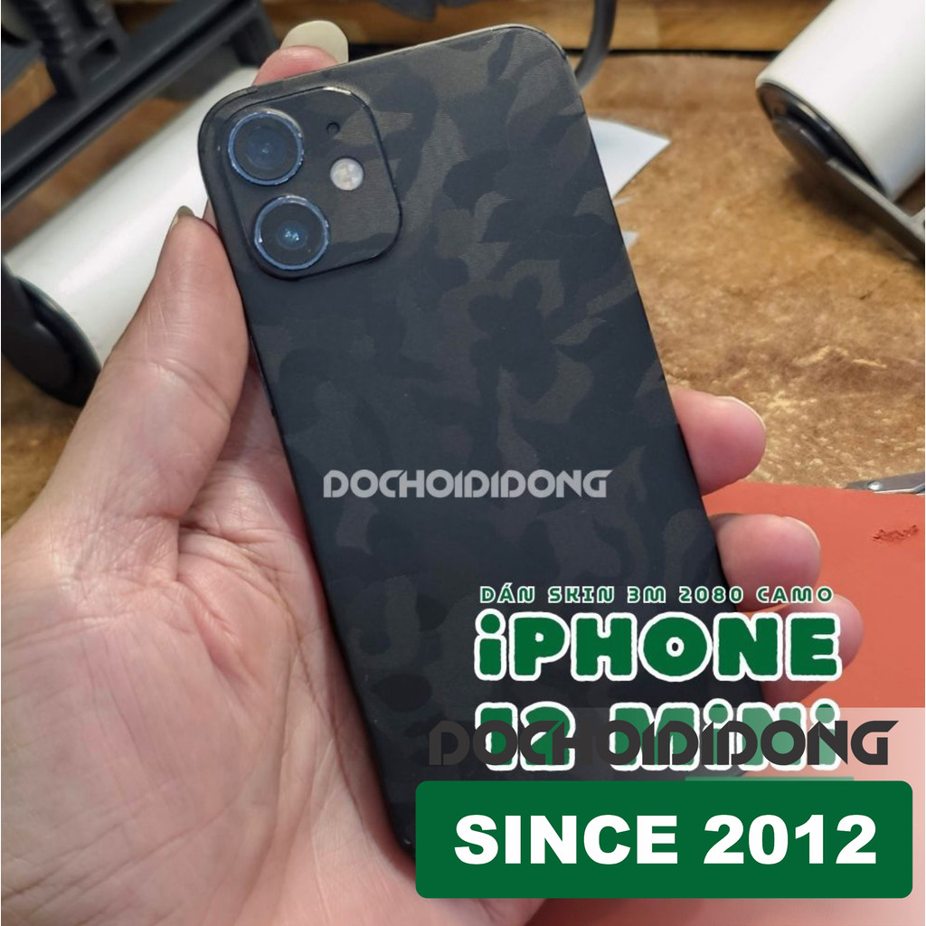 3M 2080 Camo สติ๊กเกอร์เปลี่ยนสีผิวสําหรับ iPhone 12 Mini Premium