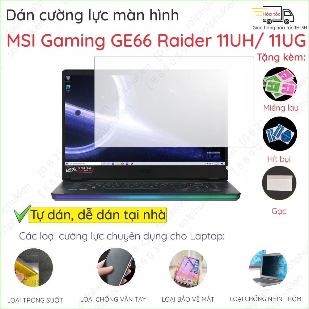 MSI Gaming GE66 Raider 11UH 11UG A18 HX A7V 17.3 GE77 ฟิล์มกันรอยหน้าจอนาโนยืดหยุ่นโปร่งใสหยาบป้องกั