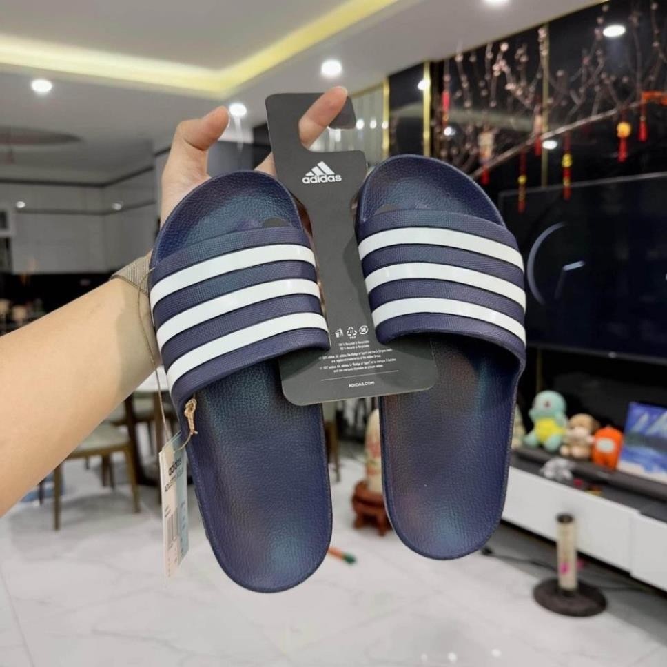 รองเท้าแตะ adidas ประดับเสาหินคุณภาพสูง รองเท้าแตะยางสายไขว้ adidas Adilette Aqua น้ําหนักเบาเป็นพิเศษ