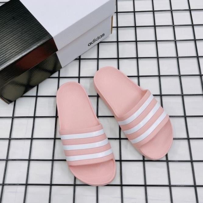 รองเท้าแตะ adidas ประดับเสาหินคุณภาพสูง รองเท้าแตะยางสายไขว้ adidas Adilette Aqua น้ําหนักเบาเป็นพิเศษ