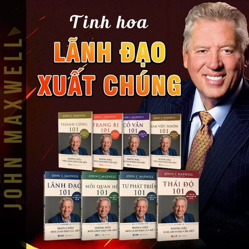 Combo 8 Books 101 - ผู้นําสิ่งที่ต้องรู้ - ผู้เขียน John C. Maxwell - พิมพ์ซ้ํา