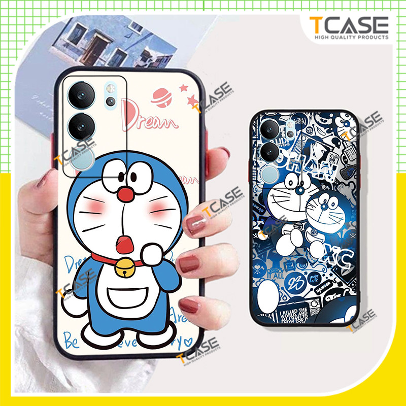 เคส Vivo S17, Vivo S17 Pro พิมพ์ลาย Doremonn เคสกันกระแทก - Tcase