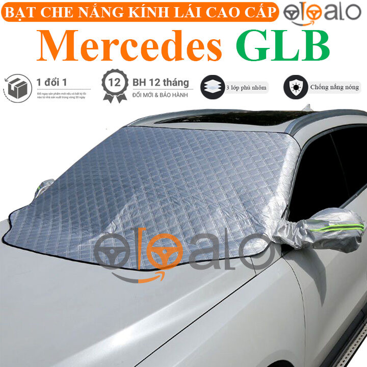 ม่านบังแดดกระจกมองหลังสําหรับร่มเคลือบอลูมิเนียม Mercedes Benz GLB - OTOALO