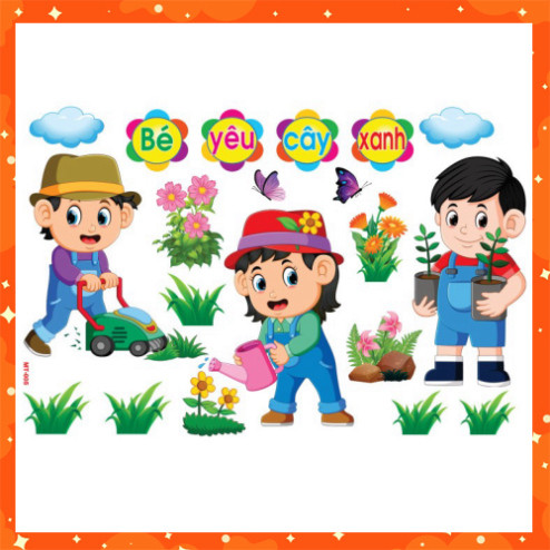 รูปลอกก่อนวัยเรียน - NATURE CORNER MT-005 ขนาดใหญ่ 122x80