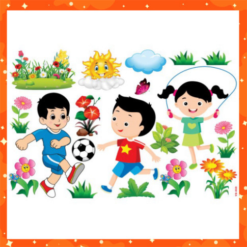 รูปลอกก่อนวัยเรียน - ACTION CORNER VD-005 ขนาดใหญ่ 122x80