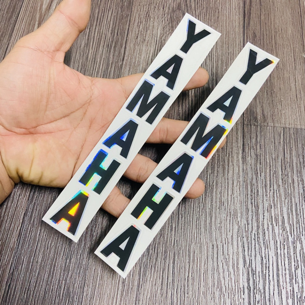 YAMAHA FORK STICKERS สําหรับตกแต่งรถยนต์คุณภาพสูง, EXTREMELY BEAUTIFUL, Luminous (1 PAIR OF YAMAHA L