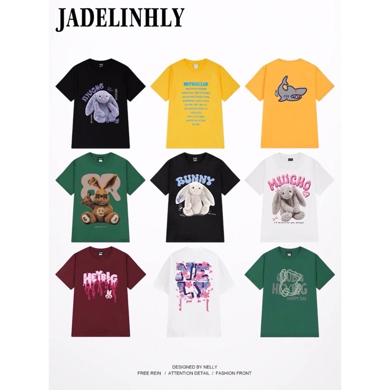 เสื้อยืด Nelly heybig ขายปลีก ไซส์ 02