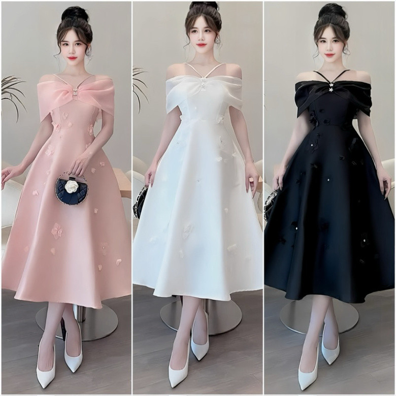 ชุด TAPTA พร้อมไหล่แบนพร้อมอุปกรณ์เสริมสําหรับ GOING OUT, PARTY, WEDDING LUXURY
