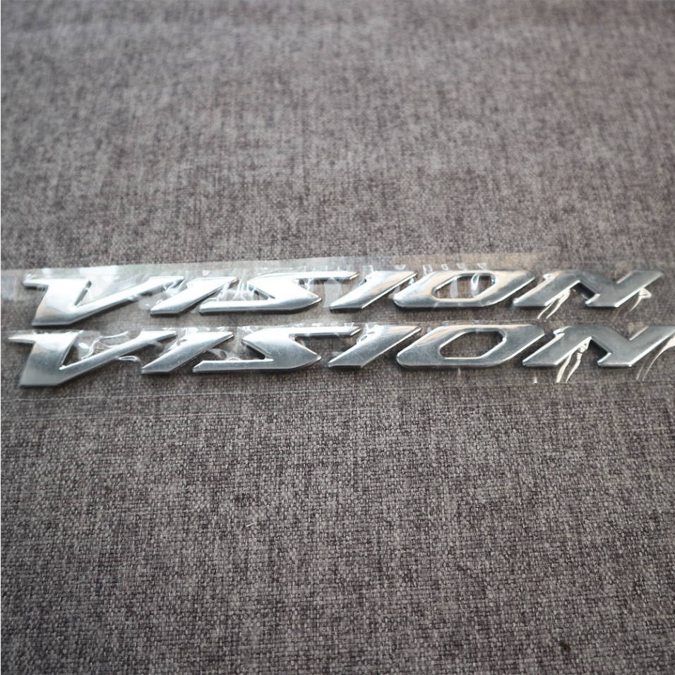 (ZIN MODEL STAMPS) PAIR OF SHARP VISION CAR LETTERS STICKERS