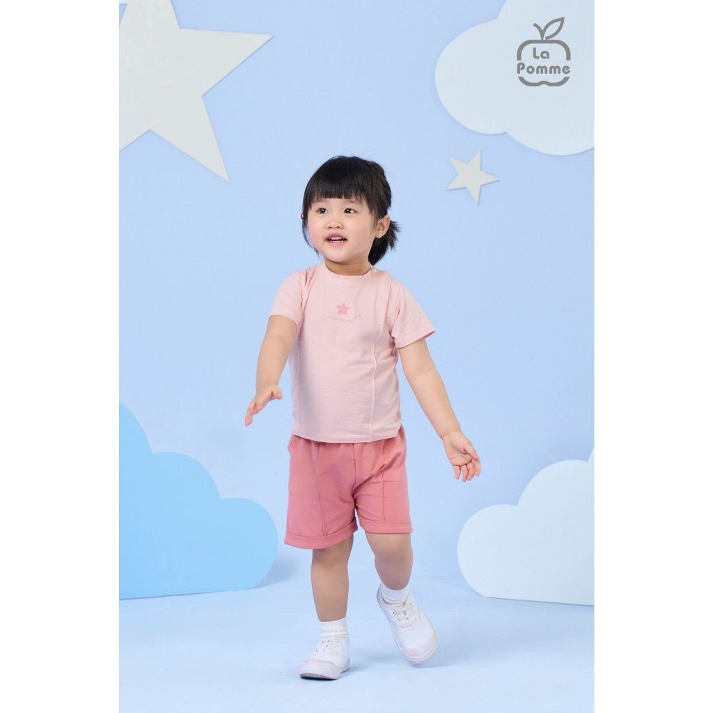 (6M-4Y) La Pomme - ชุดแขนกุด La Pomme Funny Star - 6M 9M 12M 2Y 3Y 4Y 5Y-ZL412A - SS24.T4B ZZ