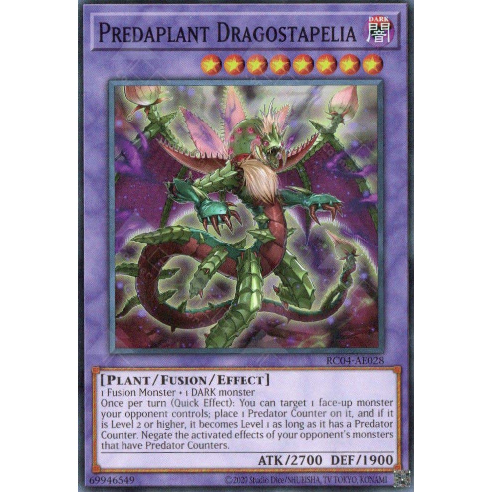 การ์ด Yugioh! -RC04-AE028 -Dadaplant Dragostapelia