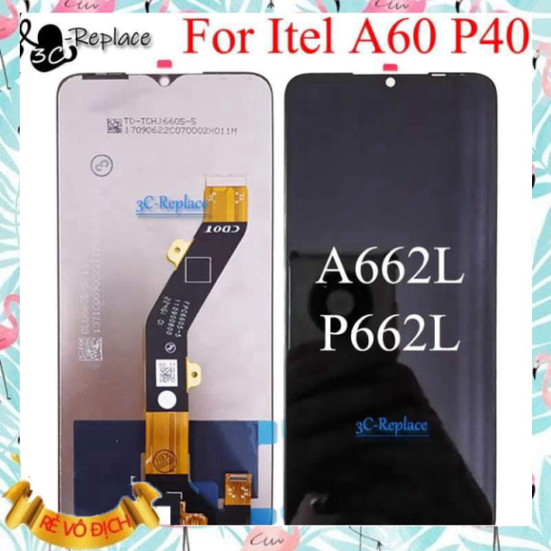 Itel a60 a662l ,p40 จอ.