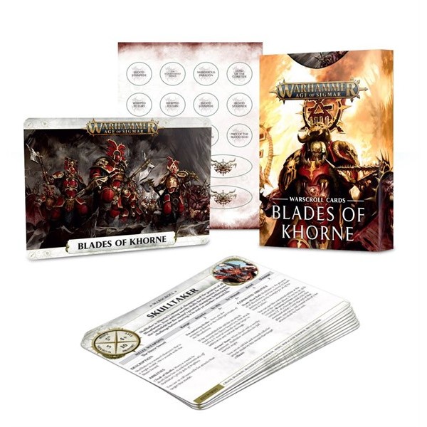 การ์ด Warscroll: Blades Of Khorne (อังกฤษ) - โมเดล Warhammer