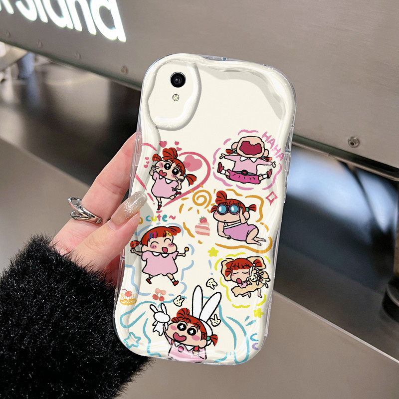 VIVO Y91C Y90 Y1s เคสใส เด็กผู้ชาย/เด็กผู้หญิงน่ารัก