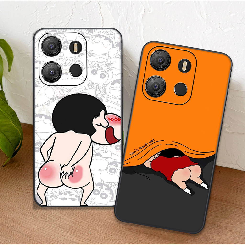 CASE สําหรับ Tecno Spark Go 2023 / Tecno Pop 7 / Pop 7 Pro / Infinix Smart 7 พิมพ์ลายน่ารักและสวยงาม