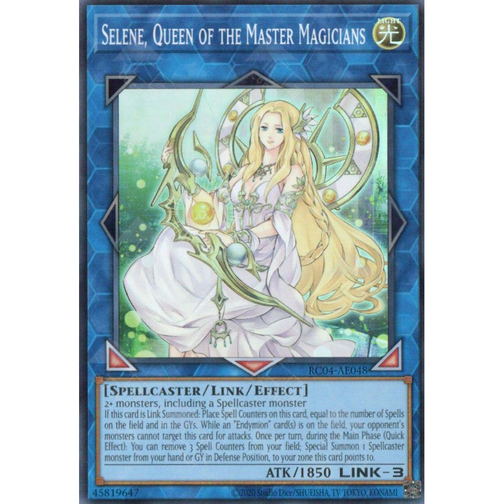 Yugioh! การ์ด -RC04-AE048 -เซลีน ราชินีนักมายากลมาสเตอร์