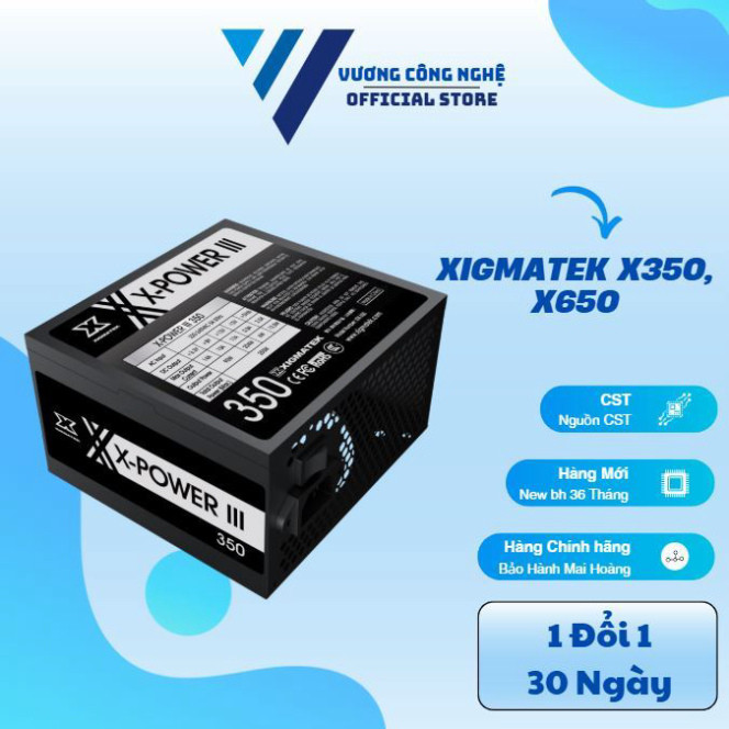 XIGMATEK X-POWER III POWER Supply (350W - 650W)