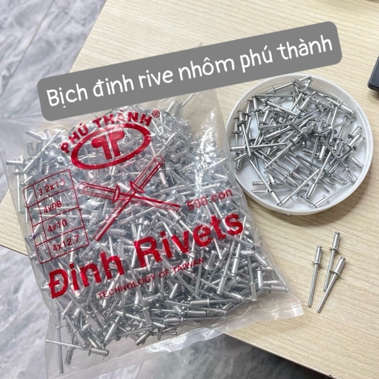 (1bich) Rive Nails - ตะปูอลูมิเนียมแบบยืดหดได้ทุกขนาด 3,4,5 mm
