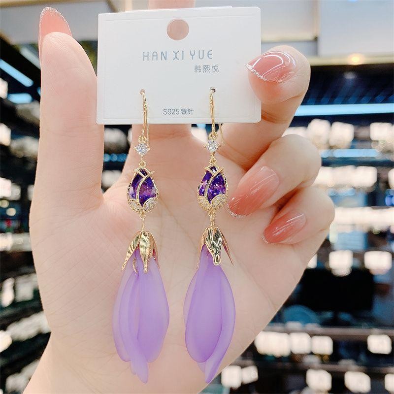 ต่างหูเจ้าสาวน่ารักหรูหรา SPK309.45729 Collection [DoRa Jewelry] - สวย โบว์ พู่ ปาร์ตี้