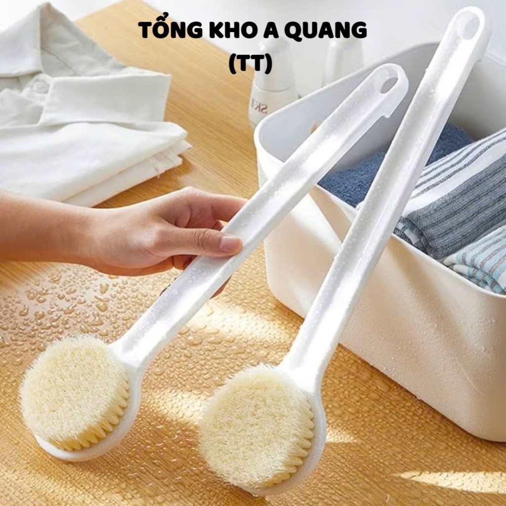 แปรงหลังญี่ปุ่นผลิตจากวัสดุปลอดภัยแปรงหลังไม่ทําลาย - MUJI BATH BRUSH WITH DELICATE DESIGN