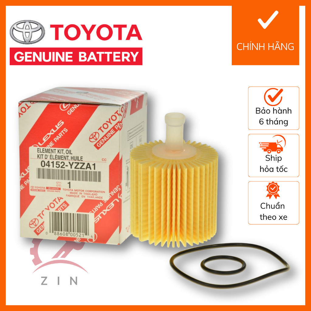 [ของแท้] กรองน้ํามันเครื่อง (น้ํามัน) Toyota Altis / Camry / Venza / Lexus / Prado 04152-YZZA1 04152