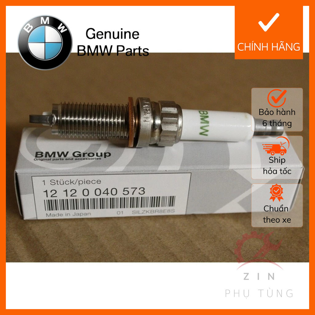 [GENUINE] หัวเทียน BMW 7 F01/F02/G12 X1 E84 X3 F25 X4 F26 X5 F15 X6 F16 Z4 E89 12120040573, 12 12 0 