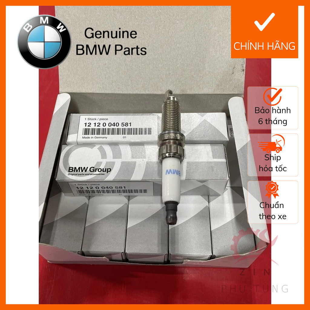 [GENUINE] หัวเทียน BMW 5 F07/F10/F11 6 F06/F12/F13 7 F01/F02/ X5 F15 X6 F16 12120040581, 12 12 0 040