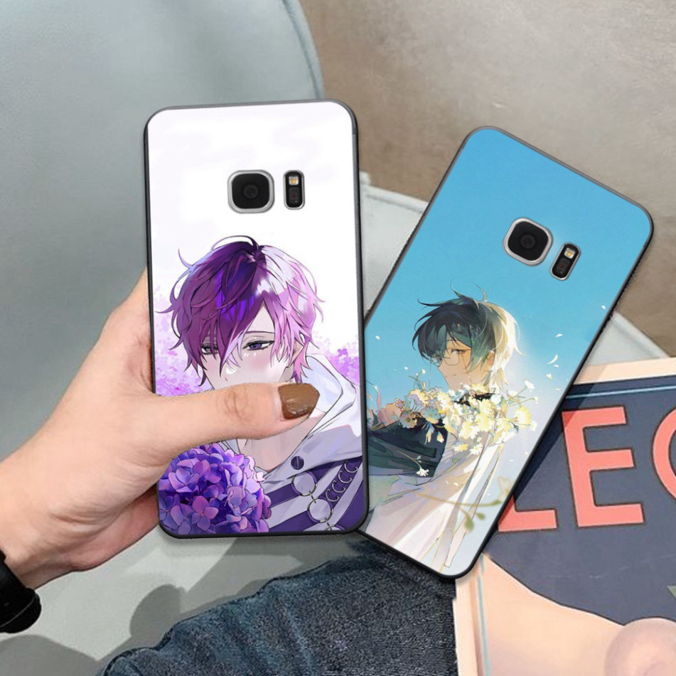 เคส Samsung S6 / S6 EDGE / S7 / S7 EDGE พร้อมภาพสาวและเด็กชายฤดูใบไม้ร่วงน่ารักและอ่อนเยาว์