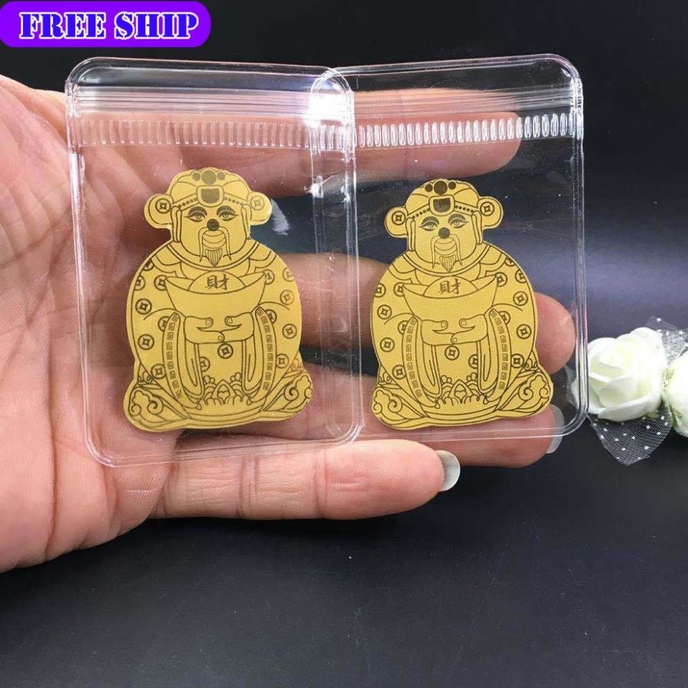 [คิวเอ็มที3652] สติ๊กเกอร์เทพเจ้าแห่งความมั่งคั่ง - นําโชคเพิ่มความเจริญรุ่งเรือง