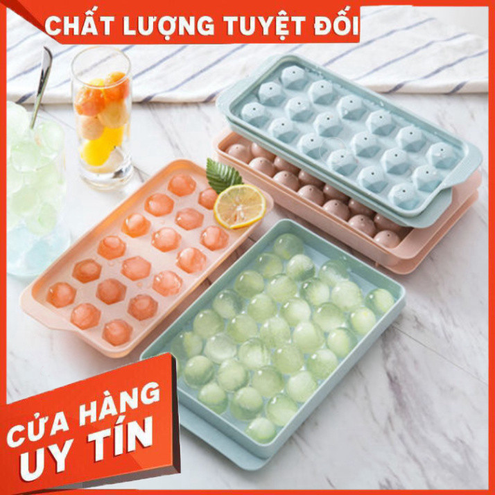 ถาดทําน้ําแข็งหินอ่อนเยลลี่ทรงกลมอัจฉริยะพร้อมฝาปิด MBH