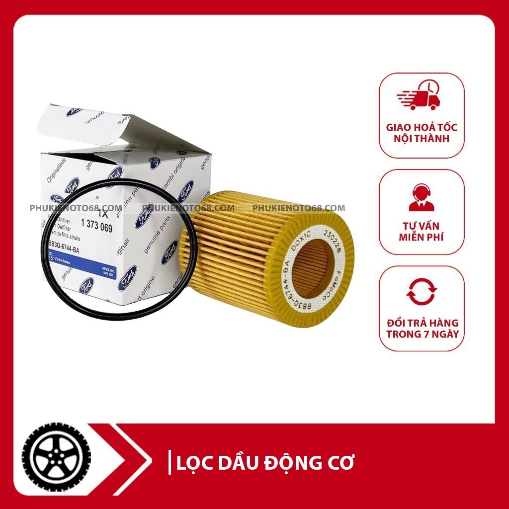 กรองน้ํามันเครื่อง กรองน้ํามันเครื่อง Ranger, BT50, Everest (12-22) รหัส BB3Q6744BA/BB3J6744BA/13730