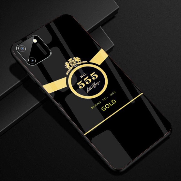 OPPO RELME C11 CASE PHOTO 555 คุณภาพสูง TEMPERED GLASS BACK