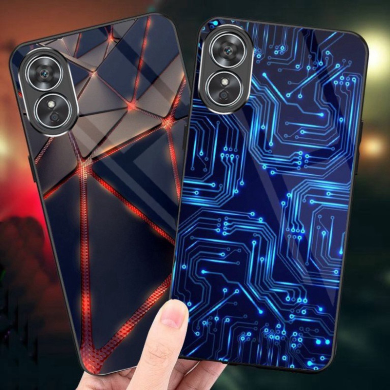 OPPO A17, A17K 3D Glass Case รุ่นใหม่