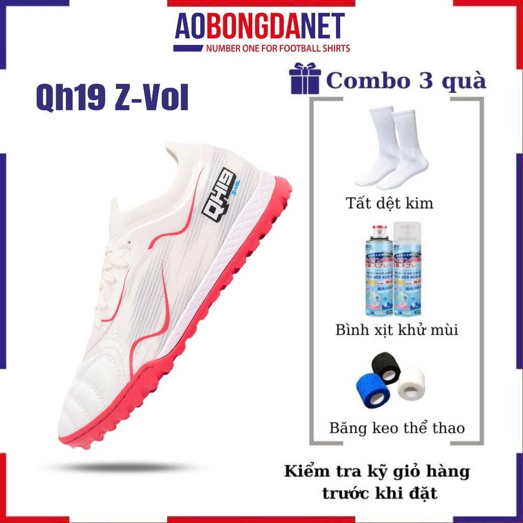 รองเท้าฟุตบอล Wika QH19 Z-VOL, รองเท้า Wika Quang Hai ทําจากไมโครไฟเบอร์และกันกระแทก TPU EVA