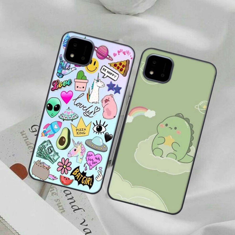 เคส OPPO REDLME C11 2021 พิมพ์ลายไดโนเสาร์ TiNo สีน้ําเงินน่ารัก